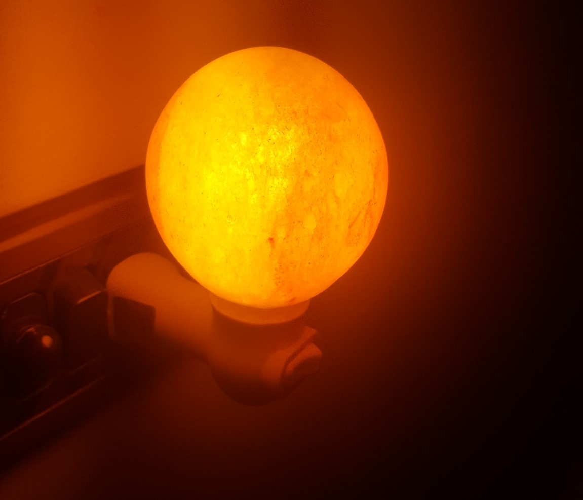 himalayan sphere shape with light